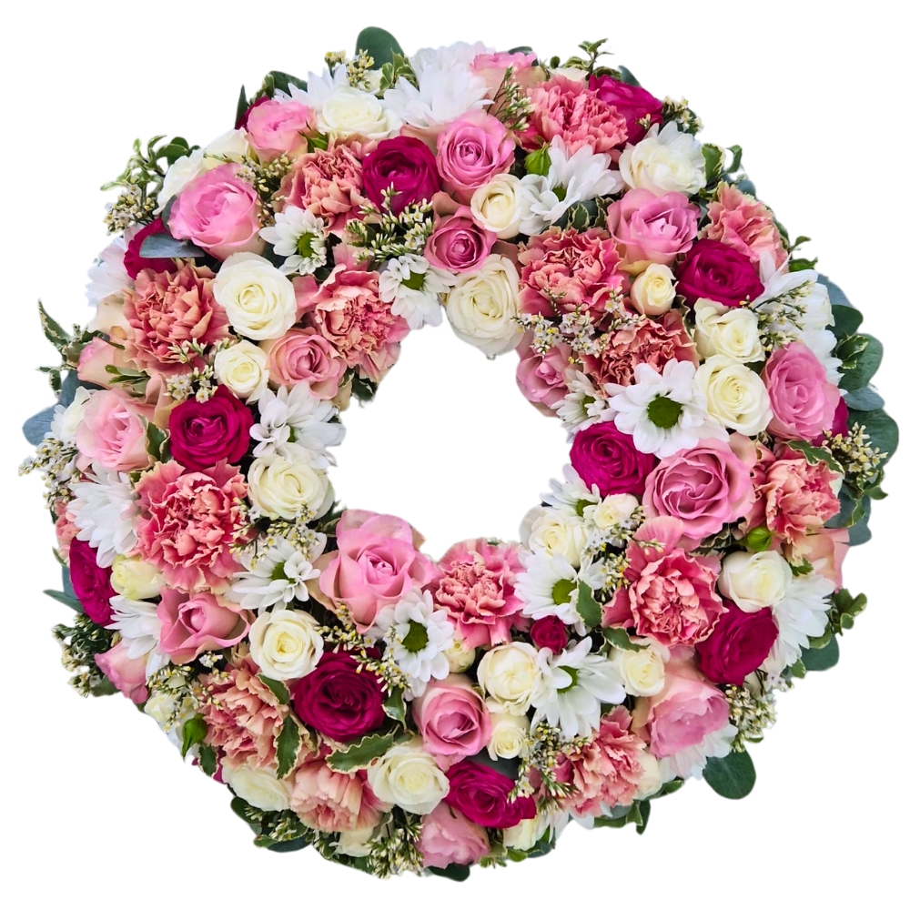 Mourning wreath pastel